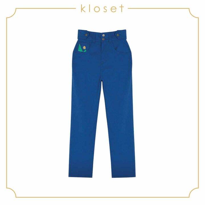 kloset-design-high-waisted-denim-pants-rs20-p004-กางเกงผ้ายีนบาง-กางเกงขายาว-กางเกงแฟชั่น