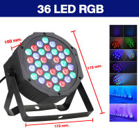 ไฟเทค ไฟดิสโก้ กระพริบตามจังหวะ ไฟพาร์ led 36/18 Disco light ไฟหลากสี