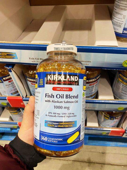 Kirkland Signature 100 Wild Fish Oil Blend, 360 Softgels Lazada PH