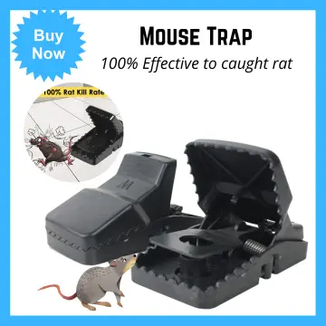 Plastic Mouse Trap Live Catcher Reusable Kids Pets Safe Pest