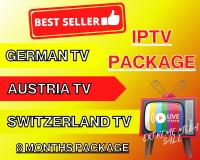 IPTV 8 เดือน, รับชมทีวีออนไลน์ GERMAN, SWITZERLAND, AUSTRIA TV, ภาพยนตร์, ซีรี่ย์, ข่าว, กีฬา, และอื่นๆอีกมากมาย  ภาพนิ่ง  สัญญาณ ดี  ภาพคมชัด Full HD, 4K