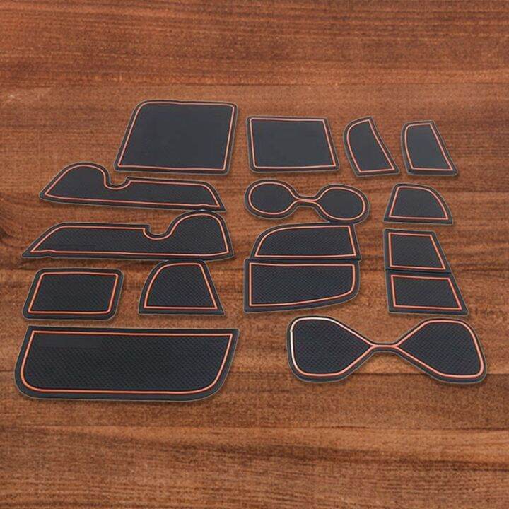 15pcs-gate-slot-pad-for-honda-hrv-hr-v-vezel-2021-2022-accessories-interior-non-slip-anti-dust-cup-holder-inserts