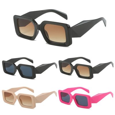 【CC】 2023 New Fashion Rectangle Sunglasses Womens Big Frame Brand Design  UV400 Glasses Outdoor Cycling Eyewear