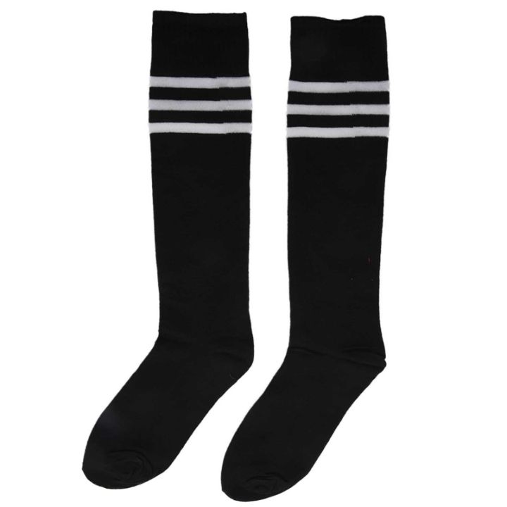 old-school-white-stripe-on-black-knee-high-athletic-sports-tube-sock-great-for-soccer-or-any-sports-also-makes-a-good-boot-sock