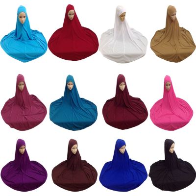 【YF】 Muslim Large Overhead Abaya Jilbab Clothes Attire Women Prayer Dress Long Scarf Ramadan Hijab Hat Headscarf New