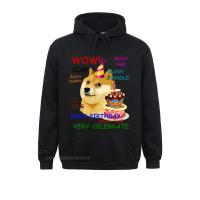 2021 Youth Sweatshirts Long Sleeve Very Birthday Doge Wow! Funny Doge Birthday Hoodie Hoodies Normal Hoods Size XS-4XL