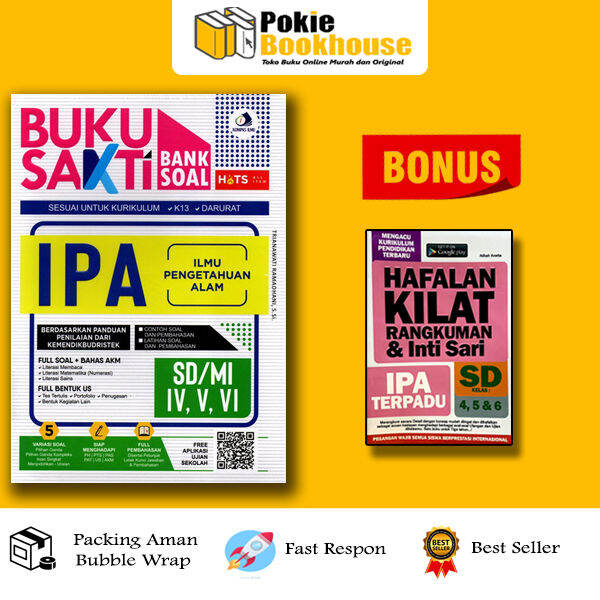 BUKU SAKTI BANK SOAL IPA SD/MI KELAS 4 5 6 - KOMPAS ILMU | Lazada Indonesia