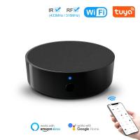 Ir อินฟาเรด Alexa Google เครื่องปรับอากาศในบ้าน Ac Tuya บ้านสมาร์ท Wifi รีโมทคอนโทรลทีวี Rf 433Mhz