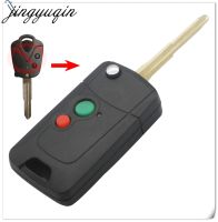 jingyuqin 10pcs Modified 2 Button Folding Key Shell Fob Flip Remote Key Case for Proton Waja Saga Icin Yedek Anahta Wira Persona