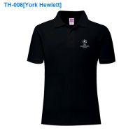 ✟☾☎ York Hewlett The champions real Madrid a greater Chelsea atletico Madrid football fans take mens and womens short sleeve T-shirt POLO unlined upper garment lead half-length sleeves