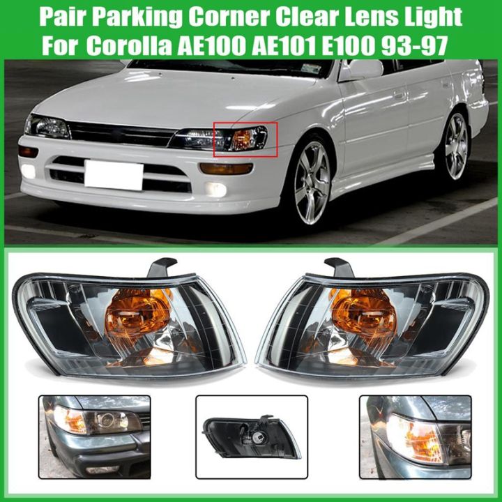 1-pair-parking-corner-clear-lens-light-for-toyota-corolla-ae100-ae101-e100-1993-1997