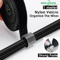 GOOJODOQ Nylon Cable Ties Cable Winder Clips Strap Winder Charger 1.5cm × 1m Cable Belt Cable Clamp Data Cable Strap Finishing