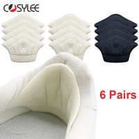 6pair/12pcs Insoles Heel Pads Lightweight For Sport Shoes Adjustable Size  Back Sticker Antiwear Feet Pad Cushion Insole Heel Shoes Accessories