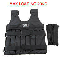 SUTEN 20kg50kg Loading Weighted Vest For Boxing Training Workout Fitness Equipment Adjustable Waistcoat Jacket Sand Clothing