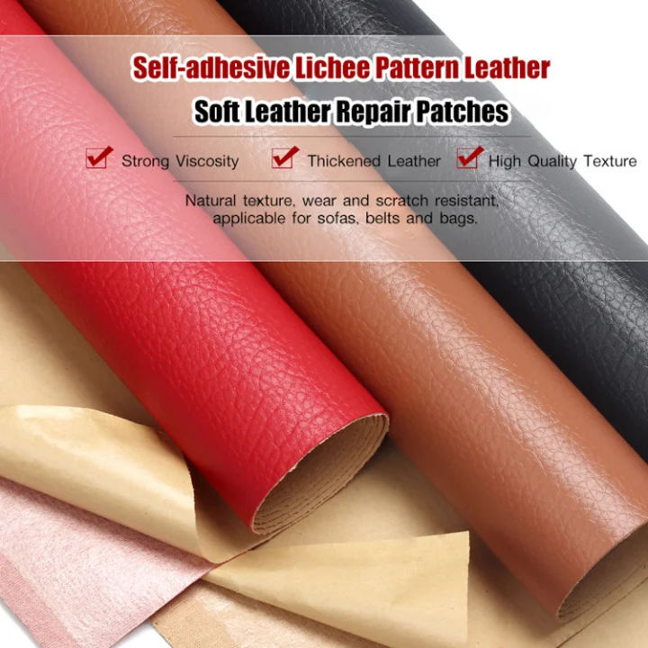 Self-Adhesive Leather Repair Patch Stick on Sofa clothing Repairing Car Bag  Seat