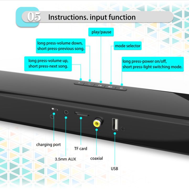 bs-36-bluetooth-speaker-home-theater-3d-stereo-speaker-super-bass-soundbar-multi-function-subwoofer-split-foldable-for-tvpc