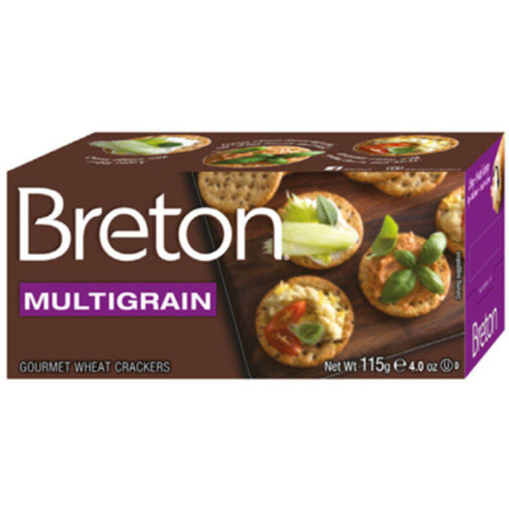 Dare Breton Multigrain Wheat Crackers 115g Lazada PH