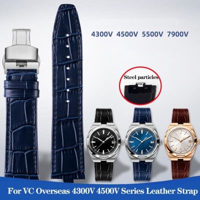 ✷☃ 24x7mm Cowhide/หนังจระเข้สำหรับ Vacheron สาย Constantin 4300V 4500V 5500V 7900V Quick Disassembly VC นาฬิกา