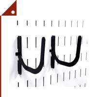 Wall Control : WCT10-UH-404B* อุปกรณ์เสริมบนเเผ่นเพกบอร์ด U-Shaped Slotted Pegboard Hook 2pk, Black