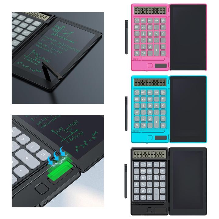 calculator-writing-tablet-handwriting-board-solar-and-battery-dual-power-notepad-desktop-calculators-for-electronic-drawing-work-calculators
