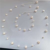 Natural Baroque Freshwater Pearl Jewelry Set 2925 Sterling Silver Necklace Bracelet Sets For Women Fashion Wedding Gifts 2021