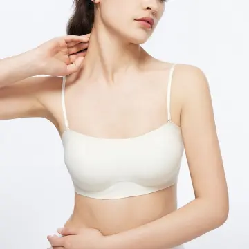 AllOfMe Women Push Up Bra Wireless Sticking Self-adhesive