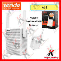 TENDA A18 AC 1200 2.4 G / 5.0 G Dual-Band Wireless Gigabit Wifi Wireless Repeater Extender Range Work Well With Optical