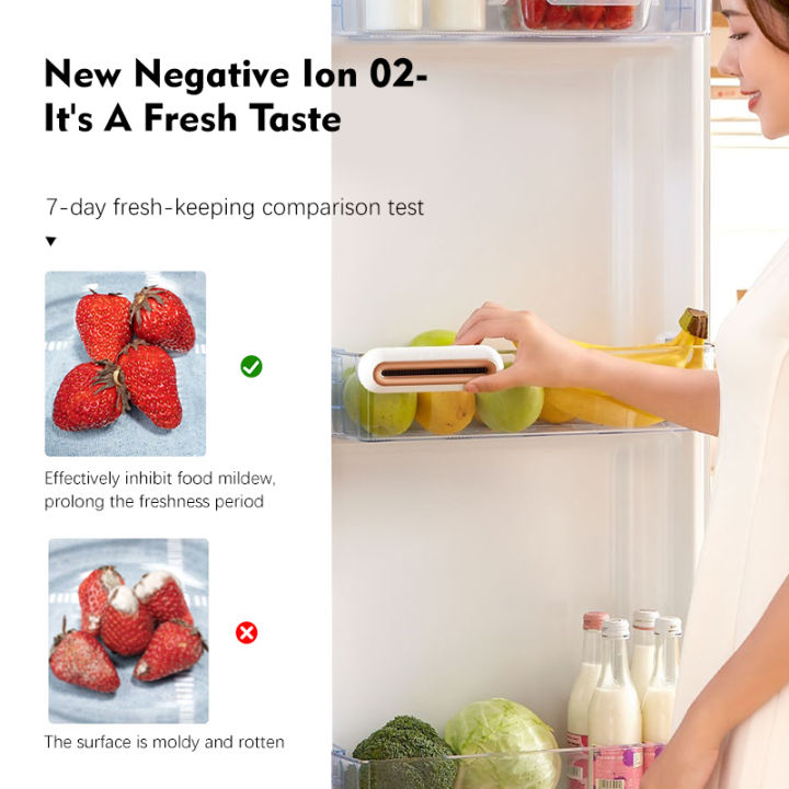 xiaomi-eraclean-เครื่องฟอกอากาศตู้เย็น-deodorizer-เครื่องกําจัดกลิ่นในตู้เย็น-เครื่องฟอกอากาศในรถยนต์-ตู้เย็น-อาหารสด-กําจัดกลิ่น-cw-b01-cw-bs01