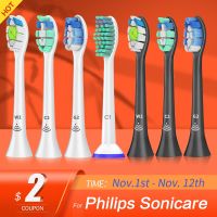 For Philips Sonicare Electric Toothbrush Heads Optimal Plaque Defense White,Black HX9023/67 Replaceable Brush Heads For Essence