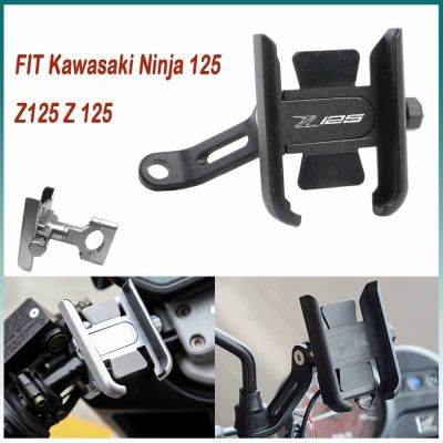 For Kawasaki Ninja 125 Z125 Z 125 Handlebar Mobile Phone Holder GPS stand bracket Motorcycle
