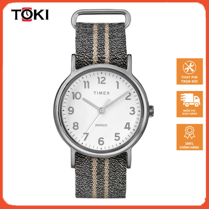 FREE SHIP ] Đồng hồ Nữ Timex Weekender 38mm - TW2R92200 Dây Vải - Chính  Hãng - toki 