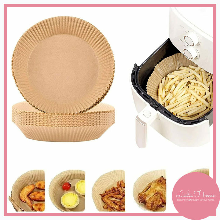 50pcs 20cm Round Air Fryer Parchment Paper Liners, Non-stick