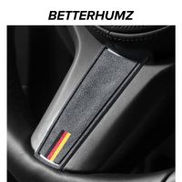 Betterhumz For BMW G20 G21 G22 G23 G26 G28 Alcantara 3D Car Steering Wheel Sticker M Stripe Emblem Trim Interior Accessories