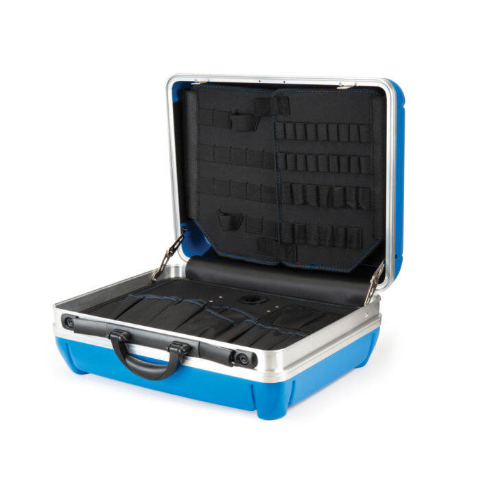 parktool-bx-2-2-กระเป๋ากล่องสำหรับเก็บเครื่องมือช่างแบบพกพา-สีฟ้า-blue-box-tool-case-เครื่องมือซ่อมจักรยาน-จาก-usa