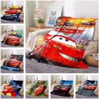 Disney Animation Cars Flannel Fleece Blanket Lightning Mcqueen Cartoon Car Children Home Sofa Bed Bedroom Decoration 2