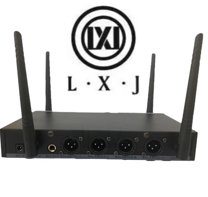 lx-8400-ไมค์โครโฟน-uhf-ไมค์ลอยไร้สาย4ตัวแบบคาดศรีษะ-หนีบปกเสื้อ-ไมค์ครอบหู4ตัว