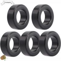 CHENJIUGAIUV 5Pcs 42X24X16mm แหวนเฟอร์ไรต์ สีดำสีดำ หม้อแปลงไฟฟ้า ชุดเซ็ต เหล็กแกนทอรอยด์ ตัวกรอง emi/rfi