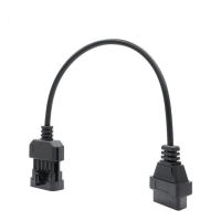 OBDII Cable For Opel 10Pin to OBD2 16Pin Female Diagnostic Connector Cable OBD OBD II for Opel