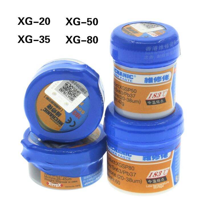 Mechanic Solder Paste Xg50 Soldering Paste Welding Xg Flux Degree 183