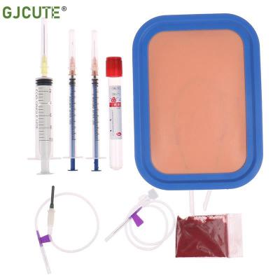 Venipuncture IV Injection Training Pad Silicone Human Skin Model Venous Blood Drawing Practice Pad For Nurses Medical Student