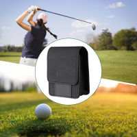 【2023】Portable Golf Rangefinder Leather Bag Rangefinder Hard Shell Case Golf Bag With Magnetic Closure Pocket Golf Accessories