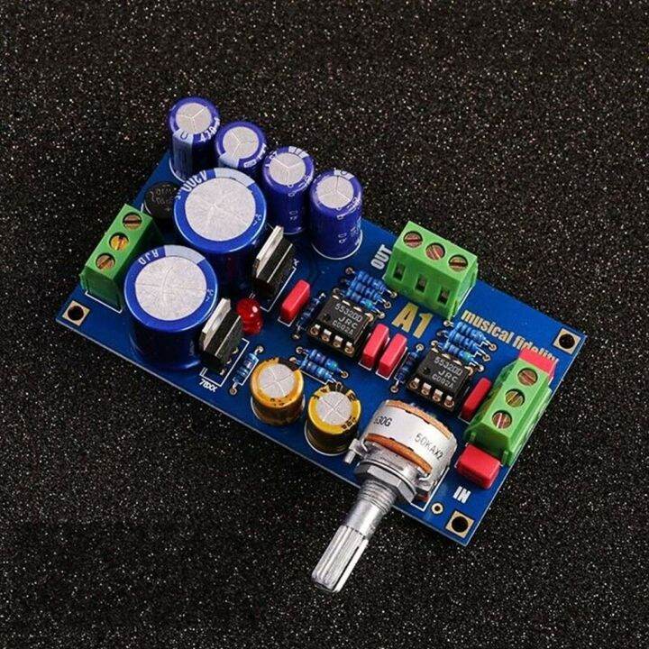 Low Noise OP AMP Preamplifier Board 5532 Input Preamp Base On Music