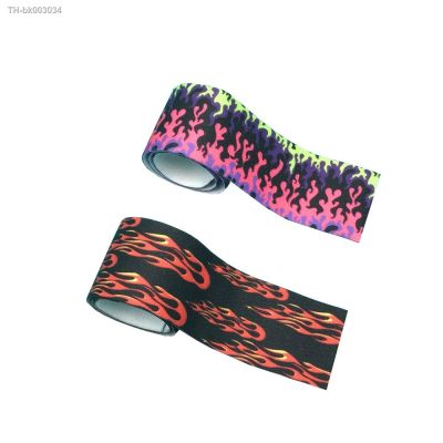 ● 1M/Lot Colorfull Flame Print Elastic Webbing 25mm 38mm Width Rubber Band DIY Trim Supplies Clothes Pants Straps Sewing Belt