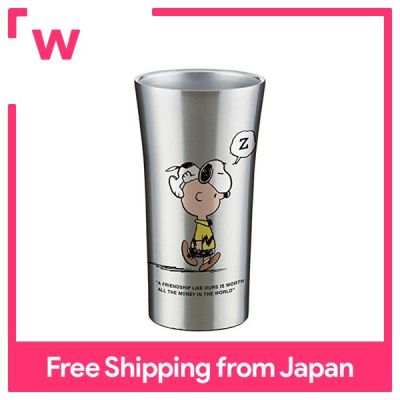 เล่นสเก็ตแก้วน้ำสแตนเลส300Ml Snoopy ถั่วลิสง STB3N823