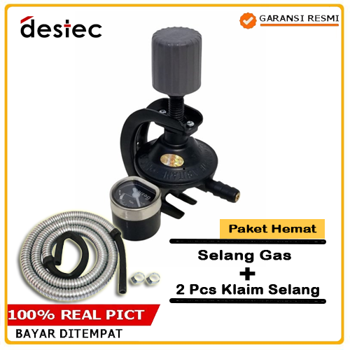 Regulator Gas Putar Destec Meter Tekanan Rendah COM U12RM Lazada