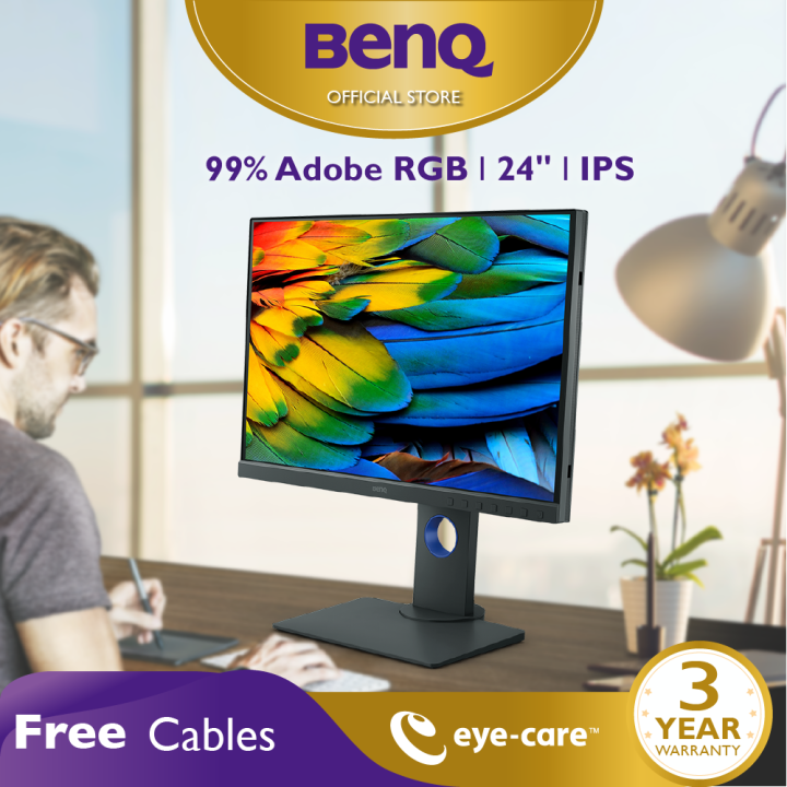 benq-sw240-24นิ้ว-wuxga-ips-adobe-rgb-photo-editing-monitor-ไม่รวมฮู้ด-จอแต่งภาพ-จอคอมพิวเตอร์-24-นิ้ว