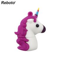 Cartoon Unicorn cute Flash USB Stick Pen drive 8GB 16GB 32GB 64GB Pendrive cle usb Memory disk USB Flash Drive USB key best gift