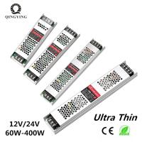 1pcs DC 12V 24V LED Power Supply Ultra Thin Lighting Transformers 60W 100W 150W 200W 300W 400W AC190-240V Driver For LED Strips