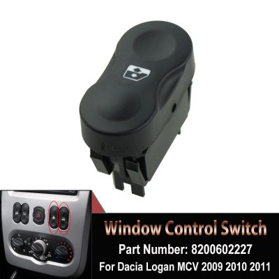 ✆ 8200602227 New Electric Window Rock Switch Lifter Regulator Button For Dacia Duster Logan MCV Sandero 2009 2010 2011 Auto Parts