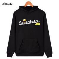 Seventeen Trend Hoodies Spring Autumn Fashion Loose Hoodie Sweatshirts Men Hoodie Sportswear Streetwear Letter Hoody Coats Size XS-4XL